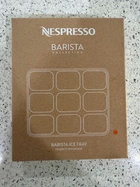 Nespresso Barista Collection Silicone Ice Tray – New (Unused) with Box